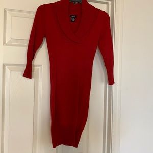 Juniors size small red sweater dress no belt. Rue21 excellent condition